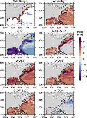 Improved capabilities of global ocean reanalyses for analysing sea level variability near the Atlantic and Gulf of Mexico Coastal U.S.